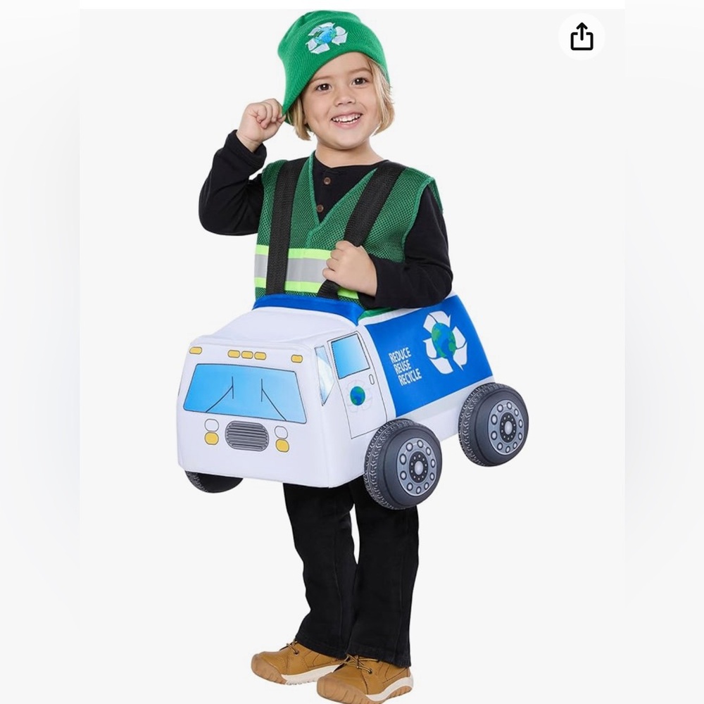 Toddler Garbage Truck, Recycle Truck Costume
